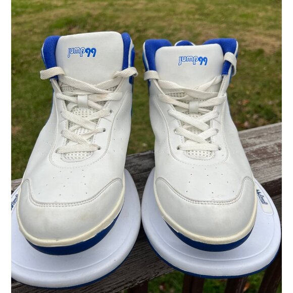 Jump99 Plyometric Vertical Jump Training Shoes Sneakers Mens Size 11 White Blue - Picture 2 of 9